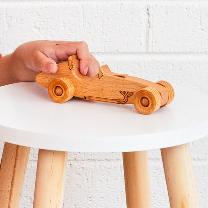 Indy Special Race Car 5.6" Long | Beech Wood | Made in the USA 🇺🇸