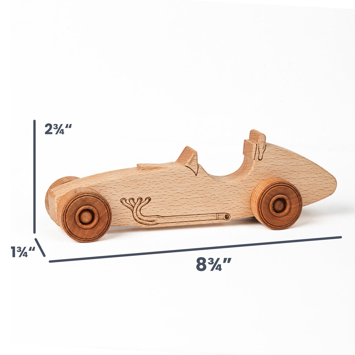 Indy Special Race Car 8.75" Long | Beech Wood | Made in the USA 🇺🇸