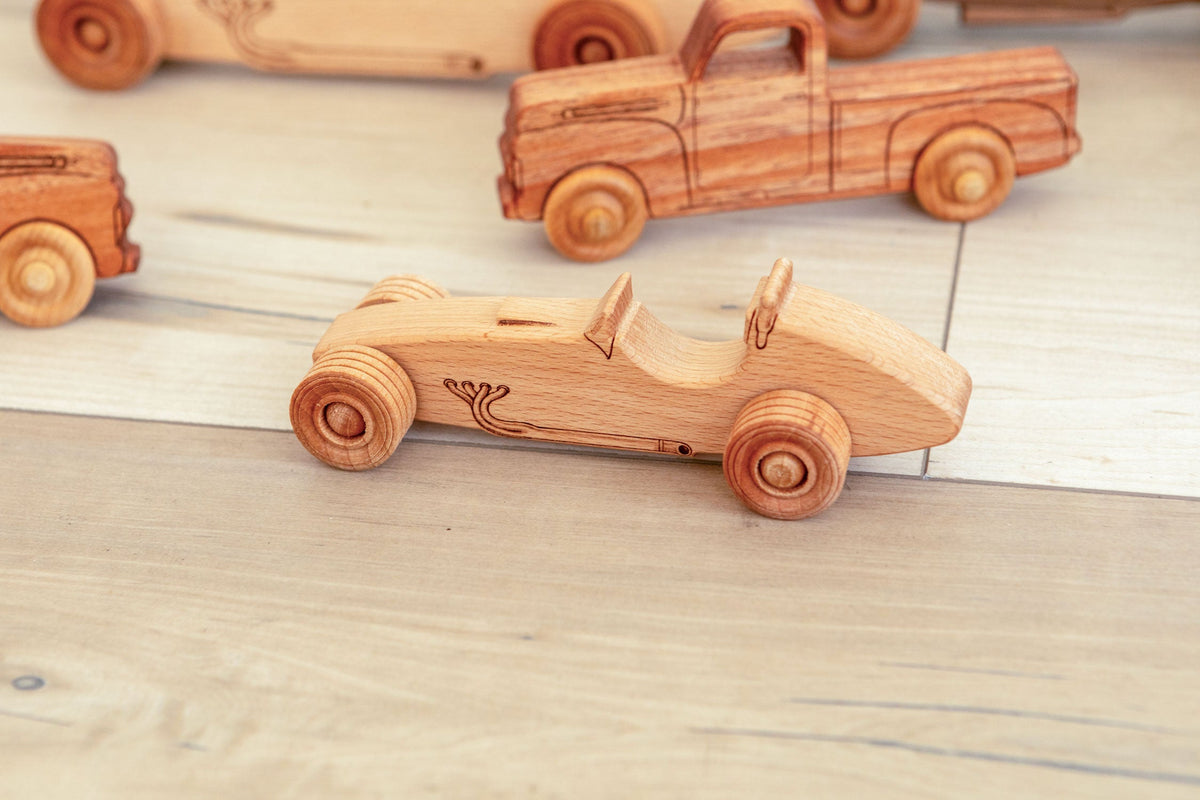 Indy Special Race Car 5.6" Long | Beech Wood | Made in the USA 🇺🇸