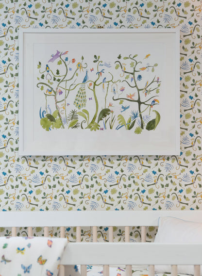 Art Print - Tropical Chinoiserie - Unframed