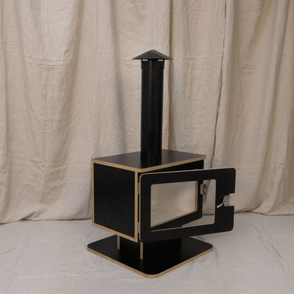 Wooden Play Fireplace – Imaginative Indoor Pretend Play