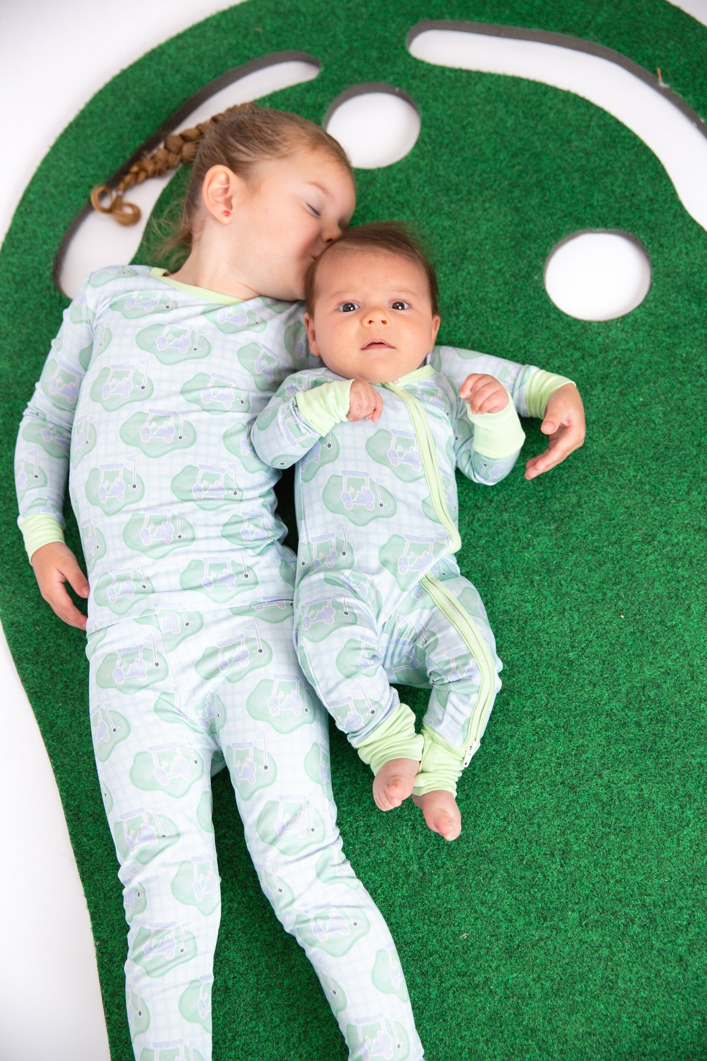 Golf Baby Bamboo Zipper Romper