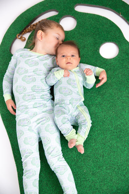 Golf Baby Bamboo Zipper Romper