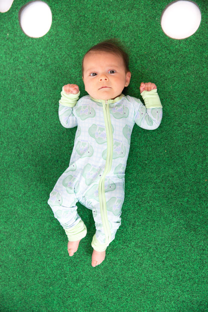 Golf Baby Bamboo Zipper Romper