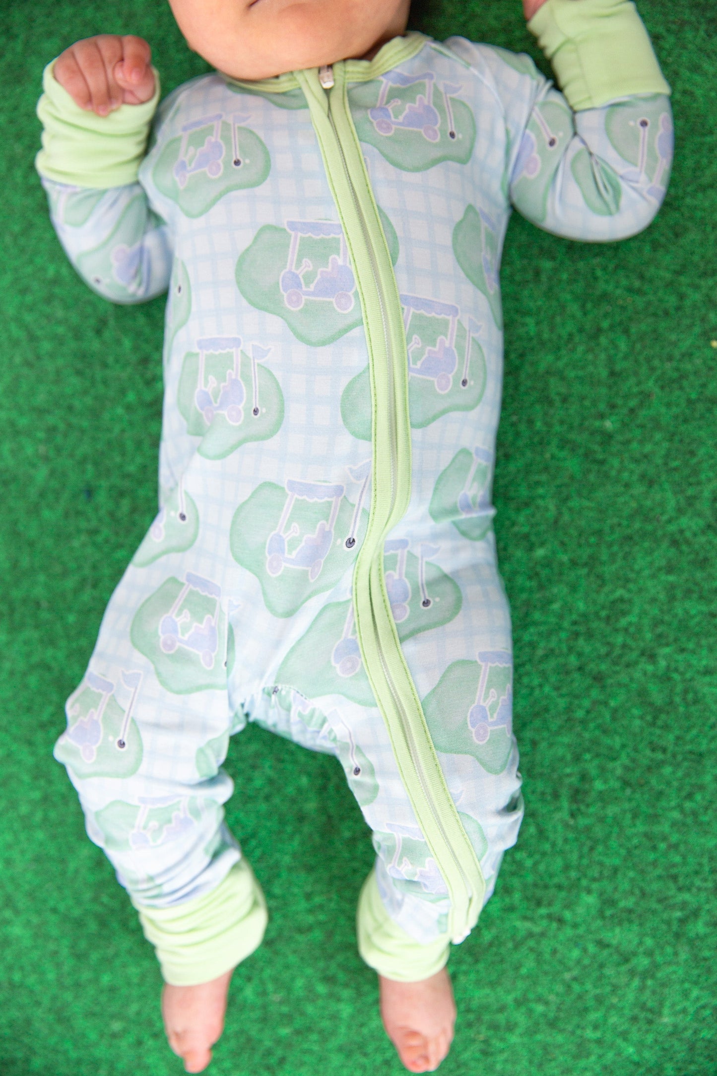 Golf Baby Bamboo Zipper Romper
