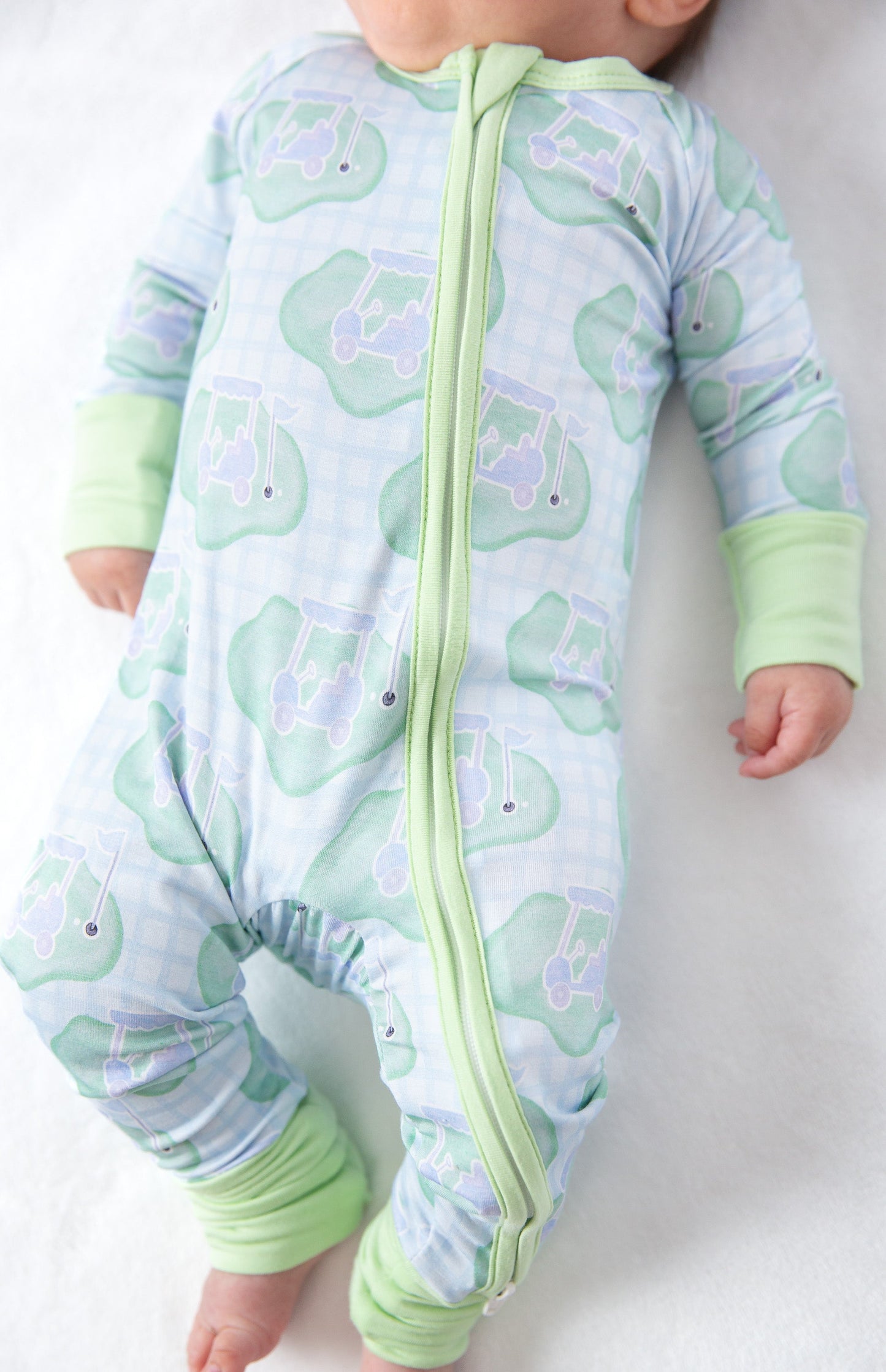 Golf Baby Bamboo Zipper Romper