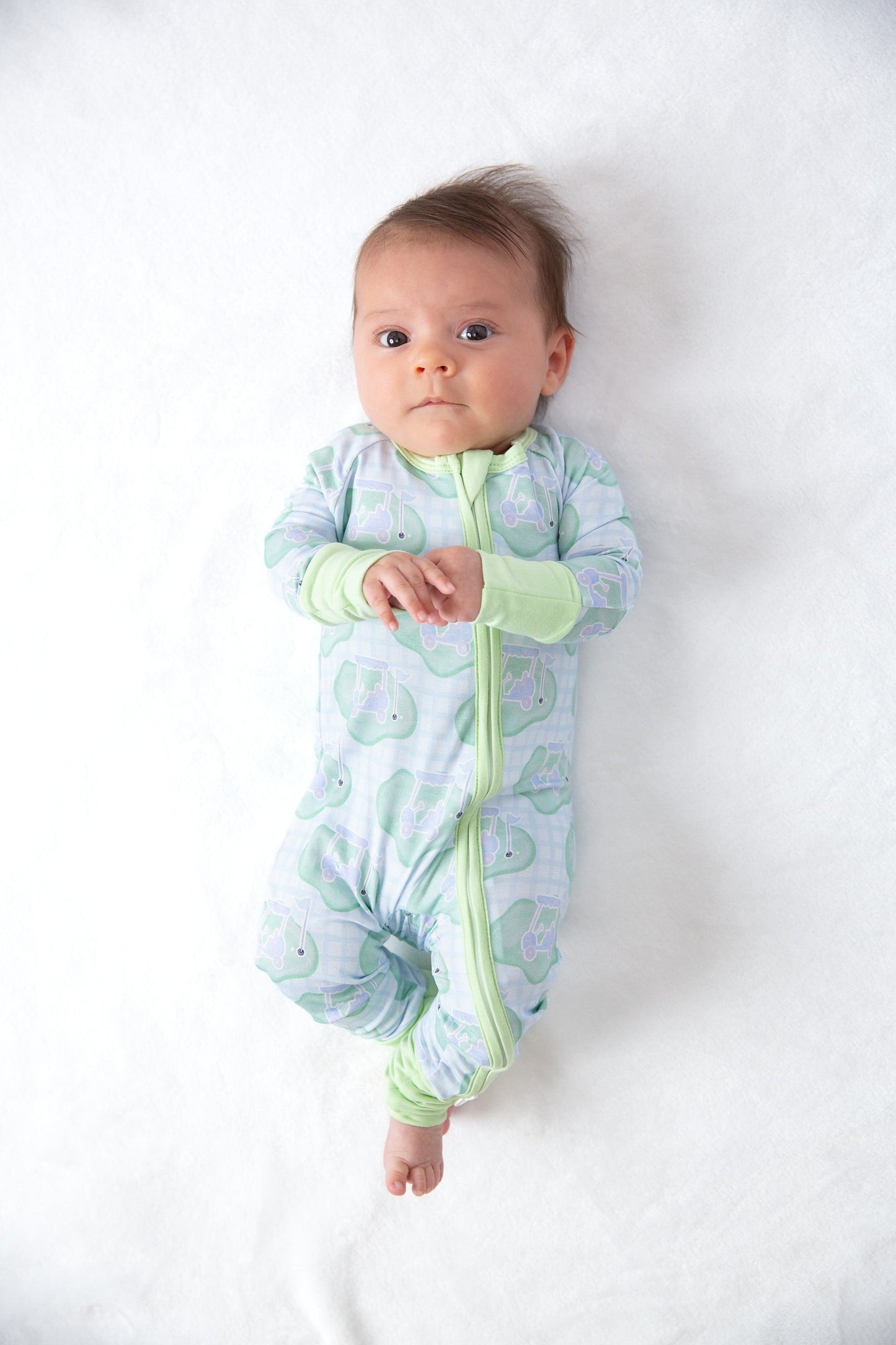 Golf Baby Bamboo Zipper Romper