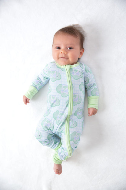 Golf Baby Bamboo Zipper Romper