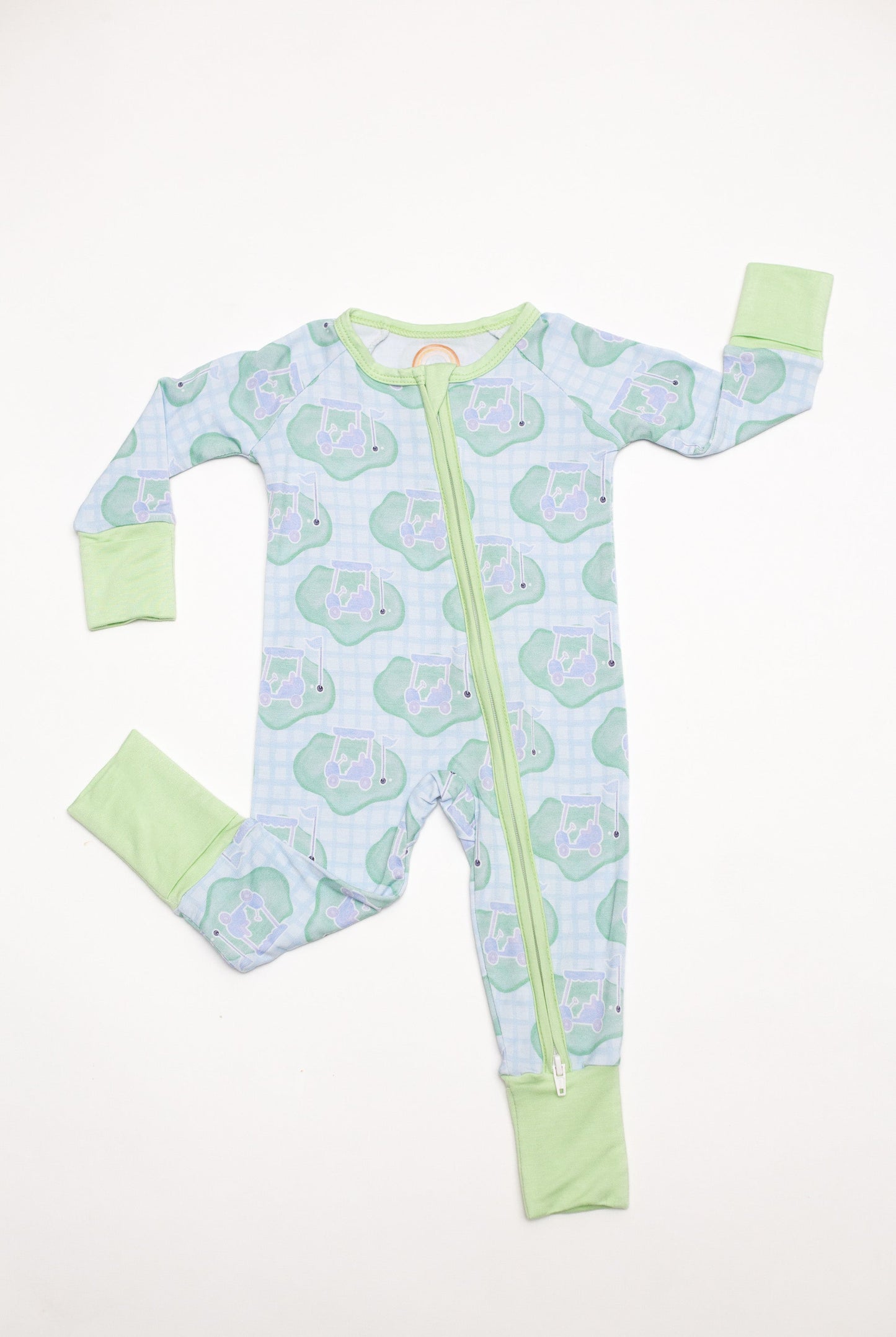 Golf Baby Bamboo Zipper Romper