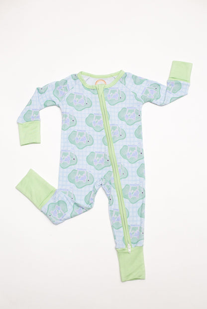 Golf Baby Bamboo Zipper Romper