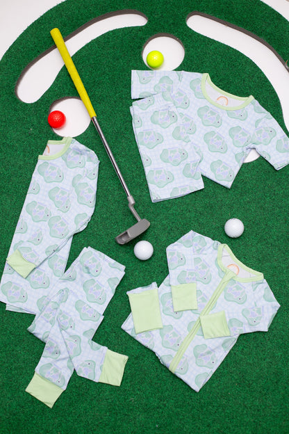 Golf Baby Bamboo Zipper Romper