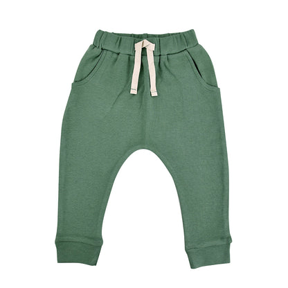lounge pants | basil green