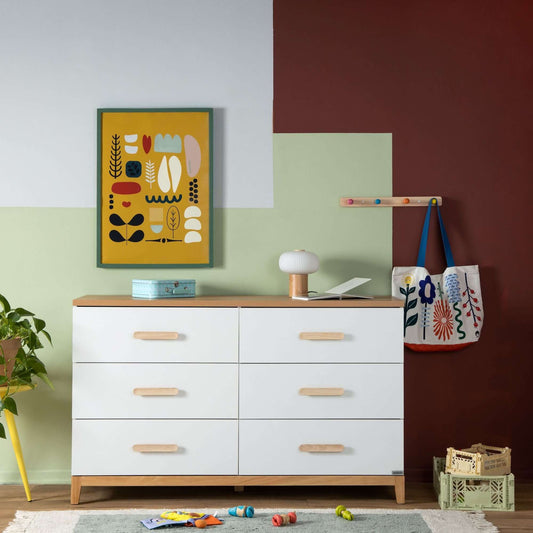 LaLa Big 6-drawer Nursery Dresser