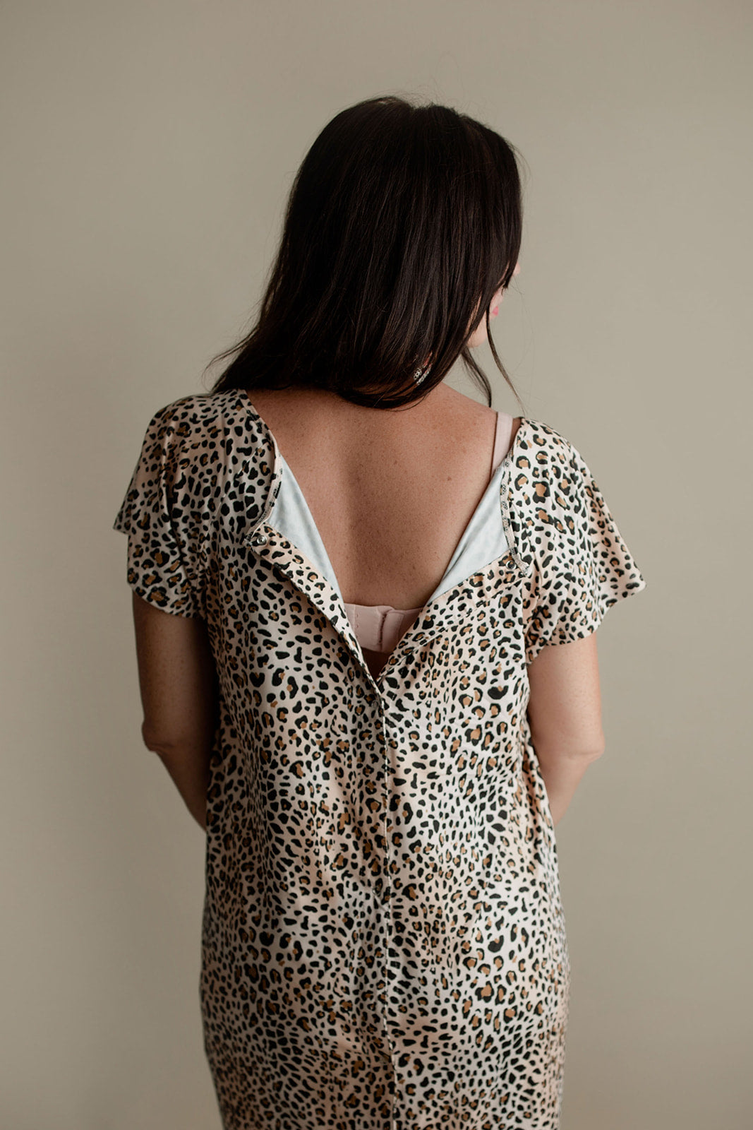 Leopard Print Labor & Delivery Nursing Hospital Gown