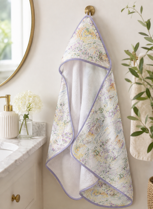 Hooded Bath Towel - Limoncello