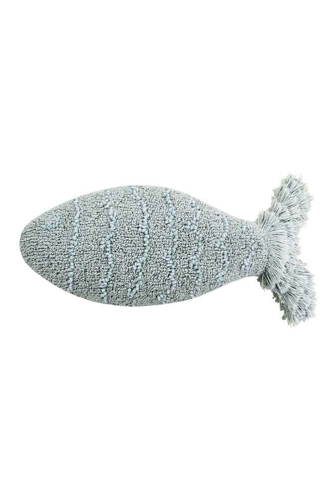 Aqua Baby Fish Throw Cushion