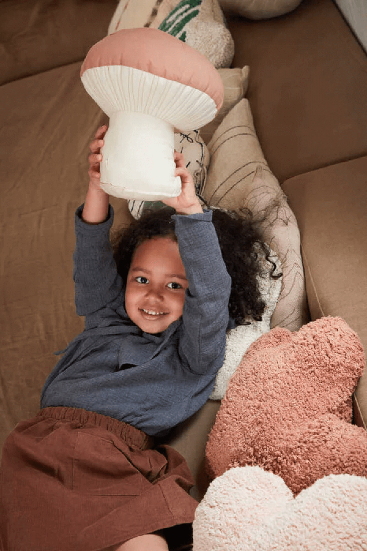 Boletus Mushroom Pillow