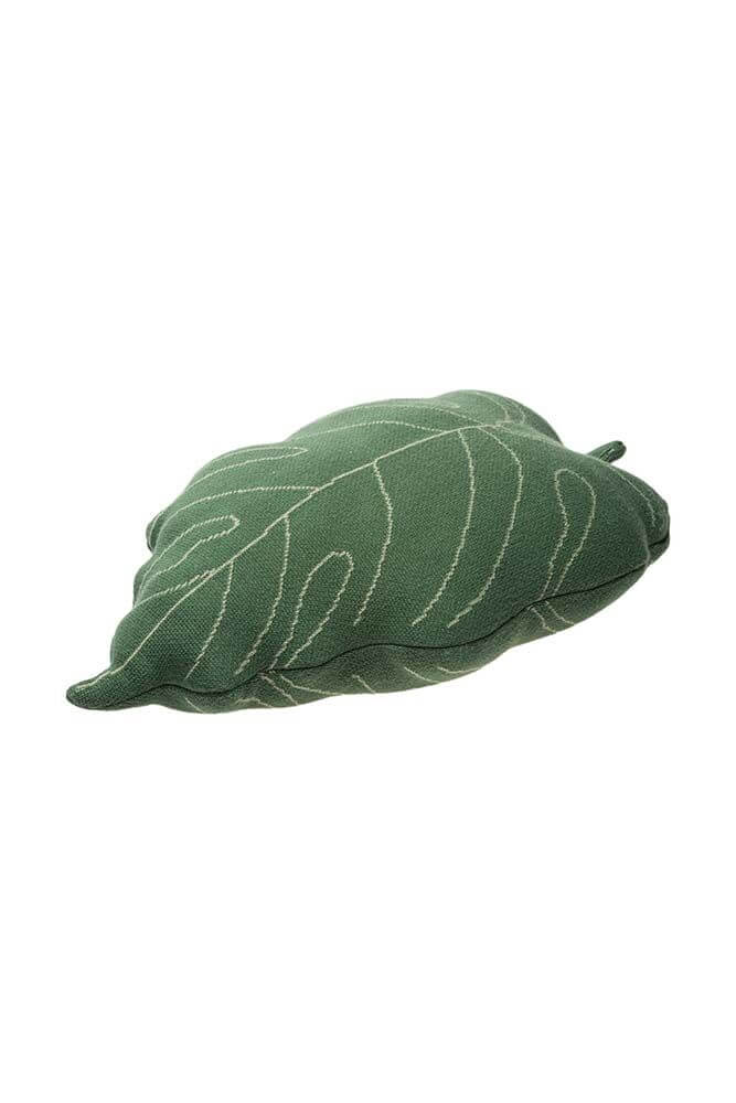 Green Baby Leaf Throw Pillow