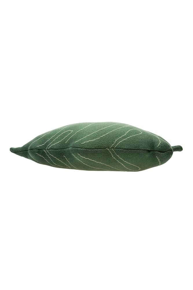 Green Baby Leaf Throw Pillow