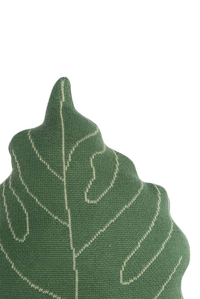 Green Baby Leaf Throw Pillow