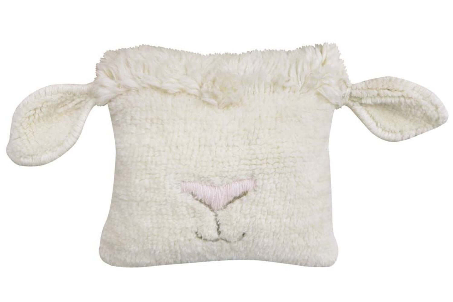 Pink Nose Sheep Woolable Cushion