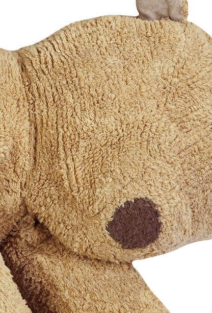 Organic Cotton Sleepy Bear Pouf Cushion