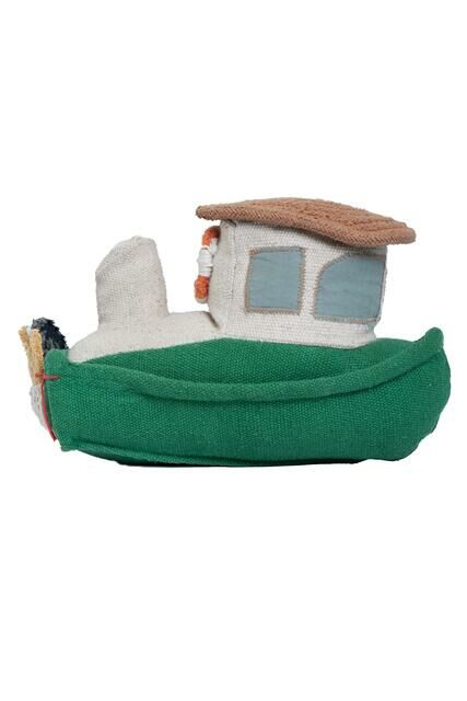Ride & Roll Fisherman Boat Soft Toy