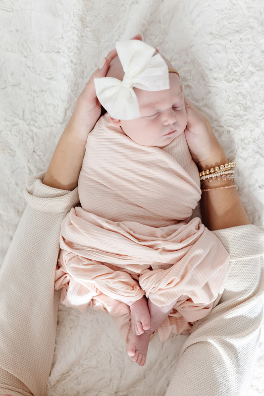 ROSIE Ribbed Swaddle Blanket