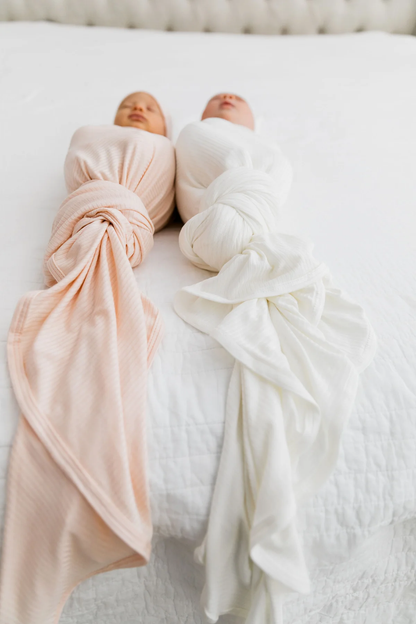 ROSIE Ribbed Swaddle Blanket