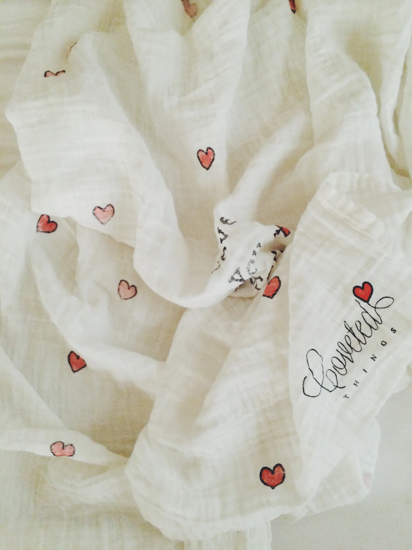 Love You Forever and Ever Organic Swaddle Blanket