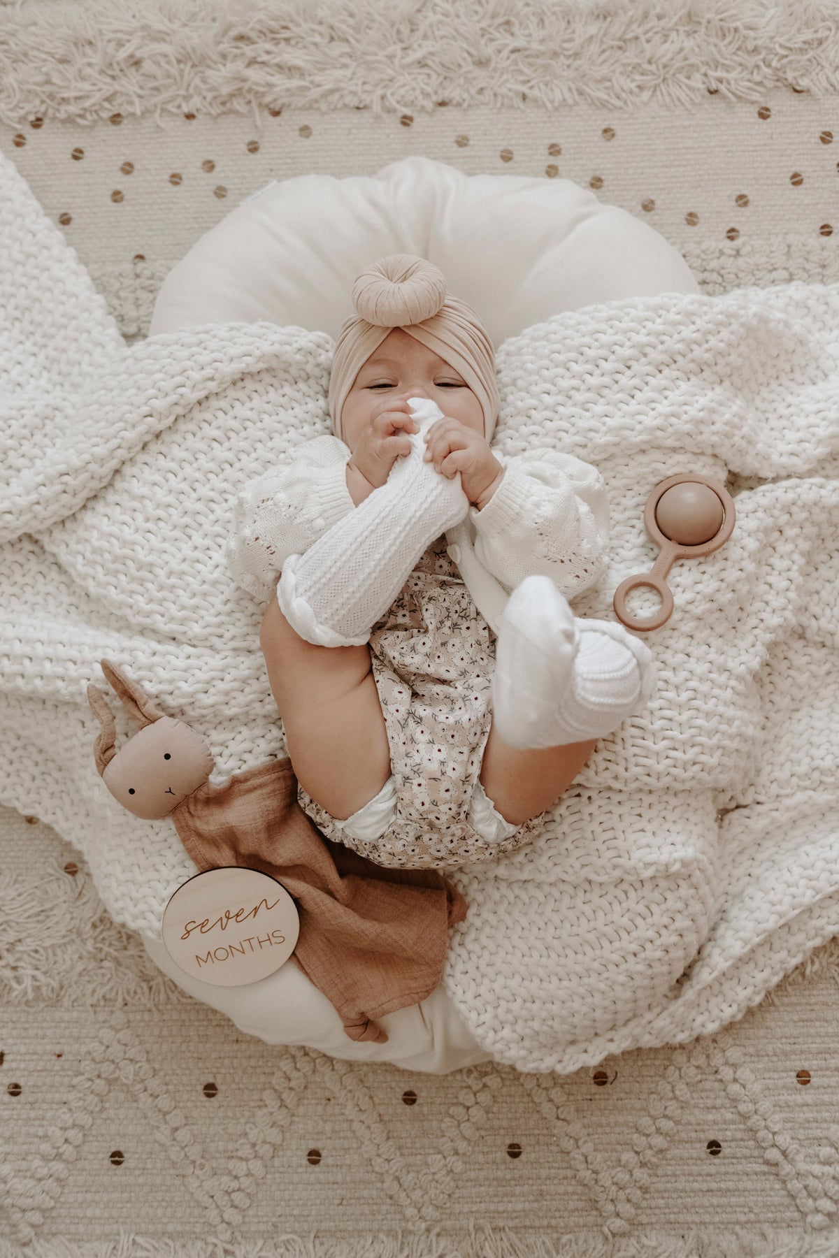 Rattle Toy  - Ora | Beige