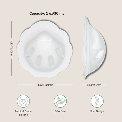 Haakaa Petal Soft Silicone Milk Collector 1 oz/30 ml