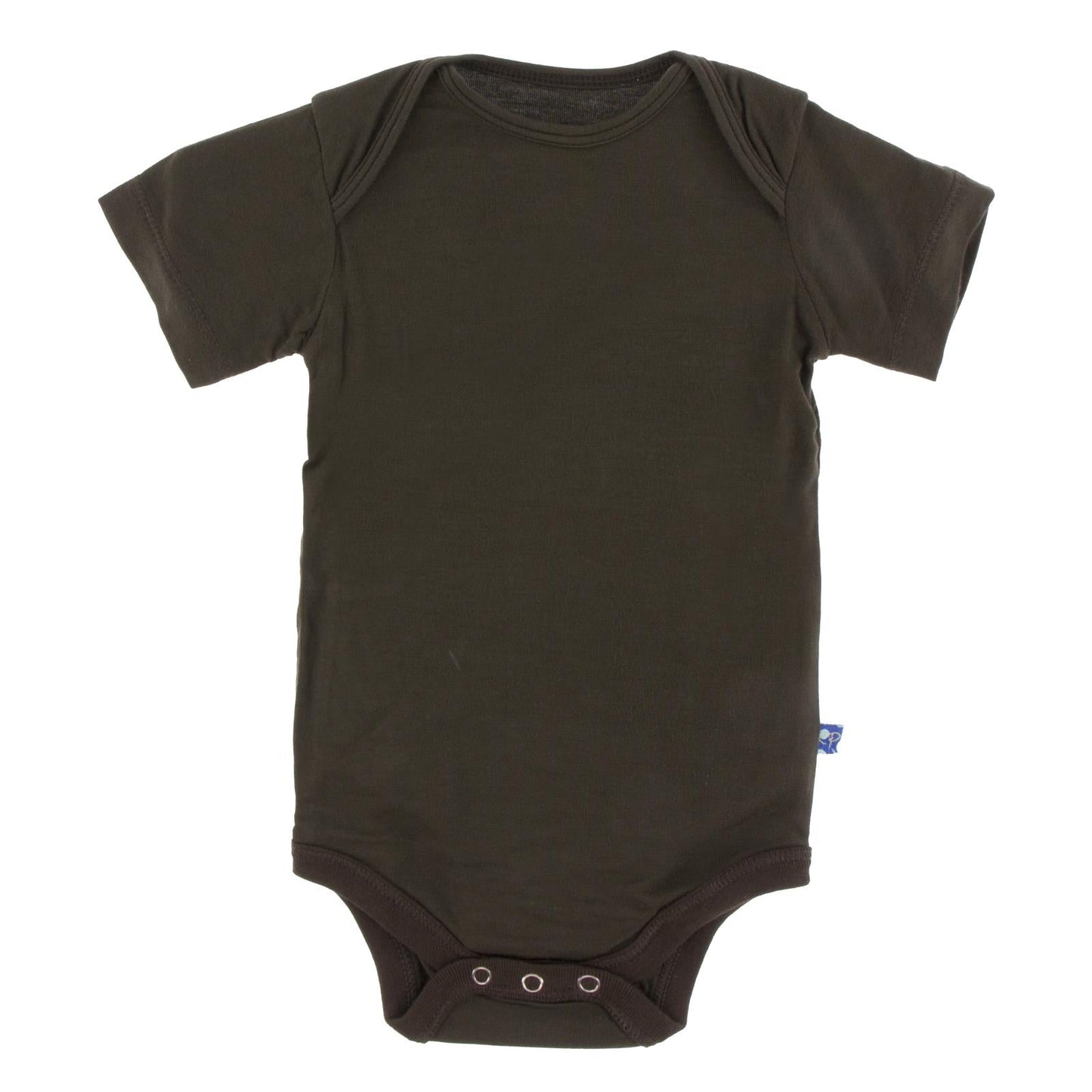 Short Sleeve One Piece in Bark