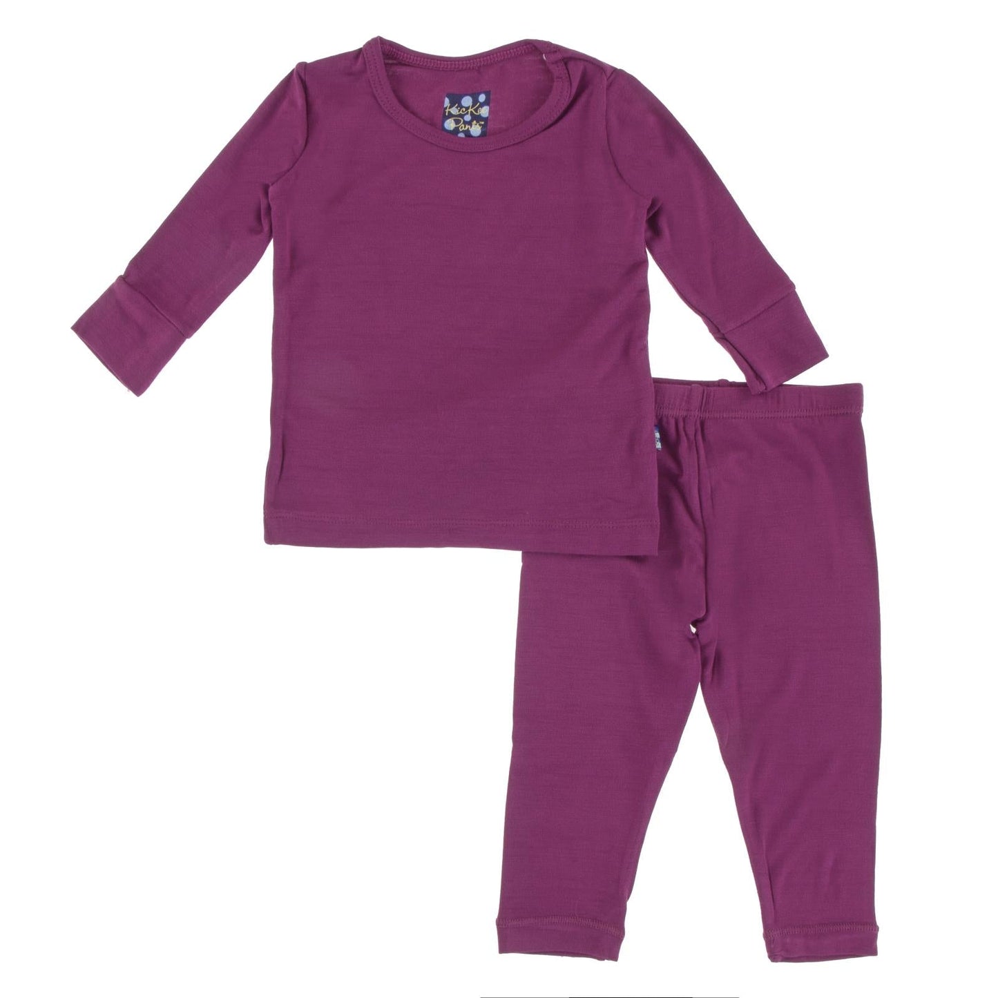Long Sleeve Pajama Set in Orchid
