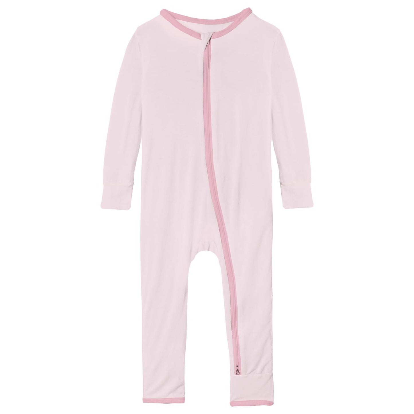 Applique Coverall with 2 Way Zipper in Shrinking Violet Dog