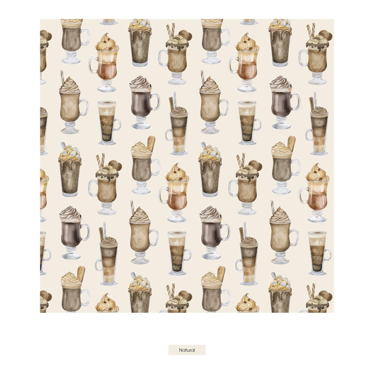 Print Bib Set of 3 in Aloe Arctic Animals, Natural Hot Chocolate & Stormy Sea Gingerbread Town