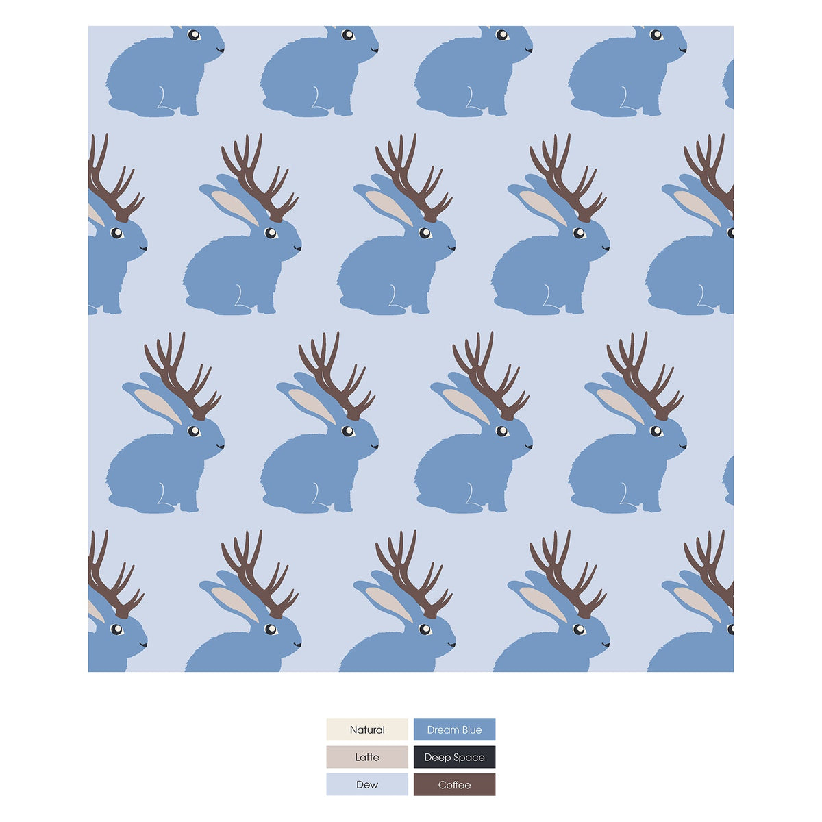 Applique Coverall with 2 Way Zipper in Dew Jackalope