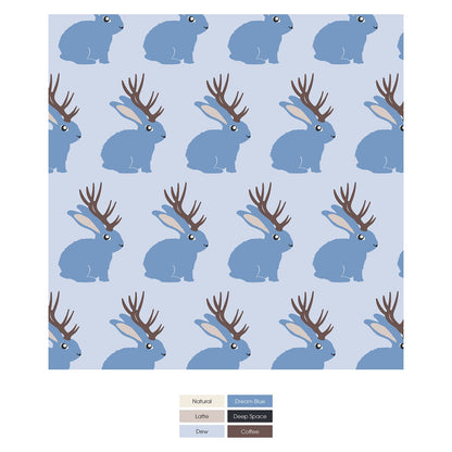 Applique Coverall with 2 Way Zipper in Dew Jackalope