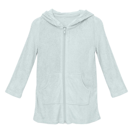 Terry Zip-Front After Swim Robe in Fresh Air