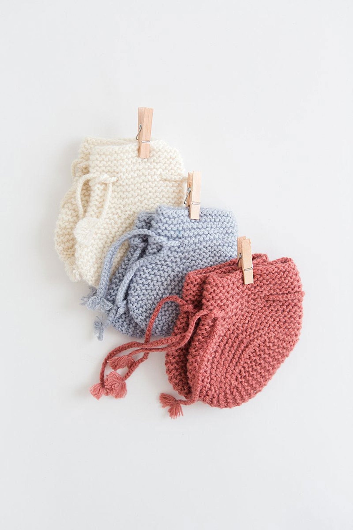 Matching cashmere sock booties