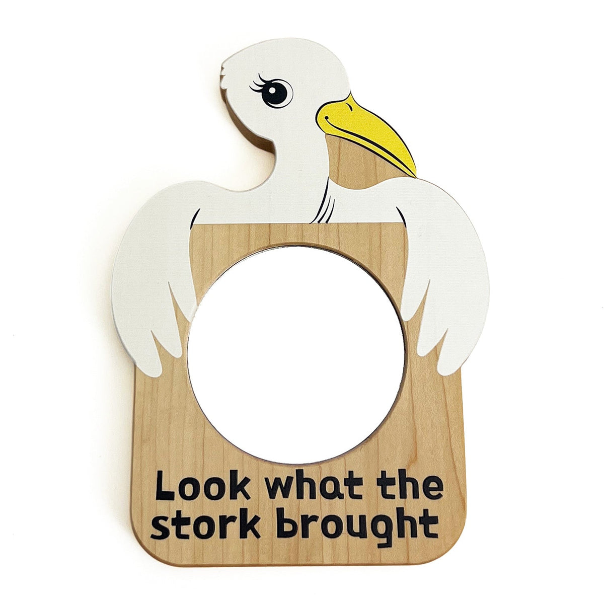 Look at ME! Little Explorers Baby's First Mirror - Friendly Stork | Made in the USA 🇺🇸