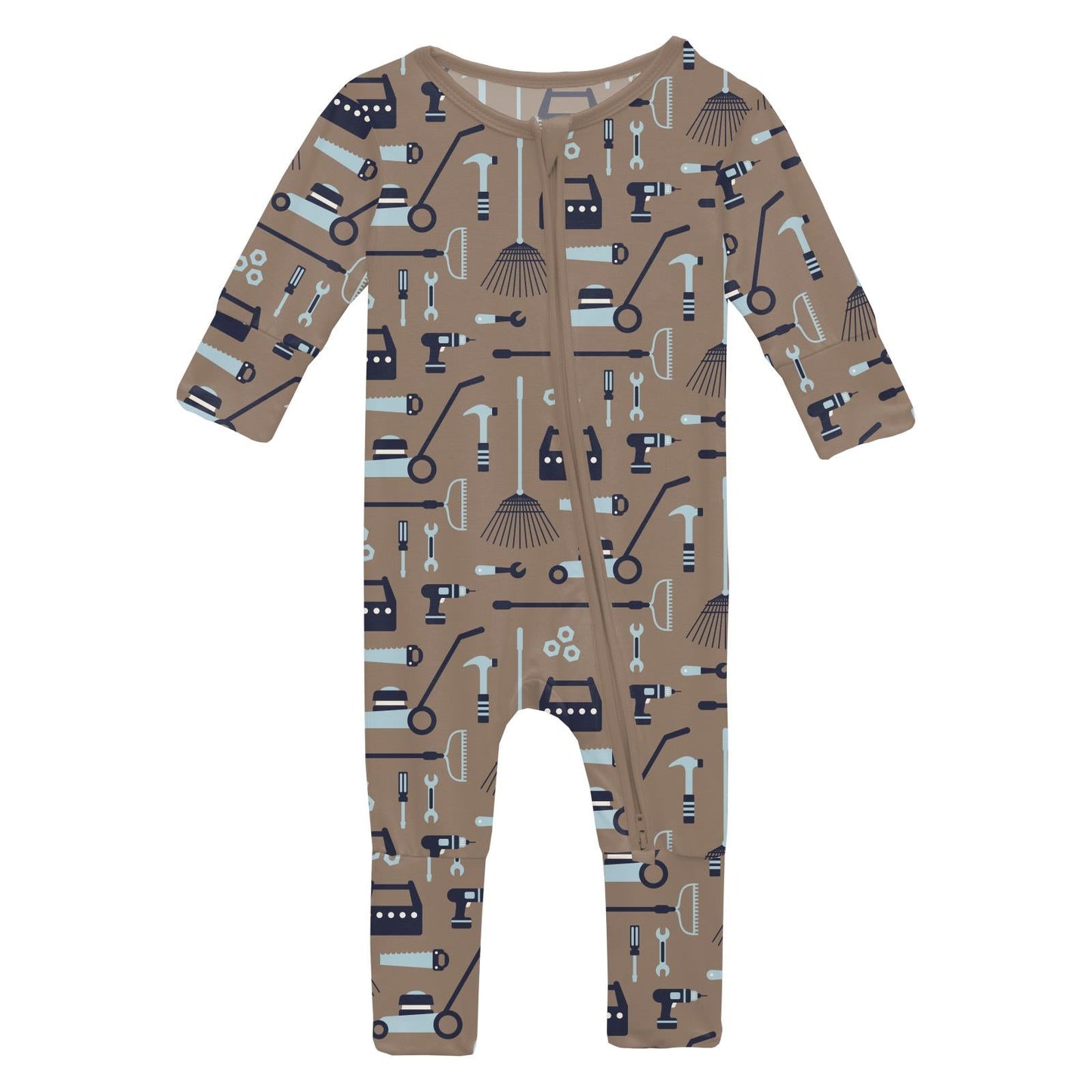 Print Convertible Coverall in Portabella Fall Tools