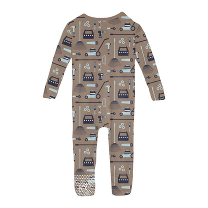 Print Convertible Coverall in Portabella Fall Tools