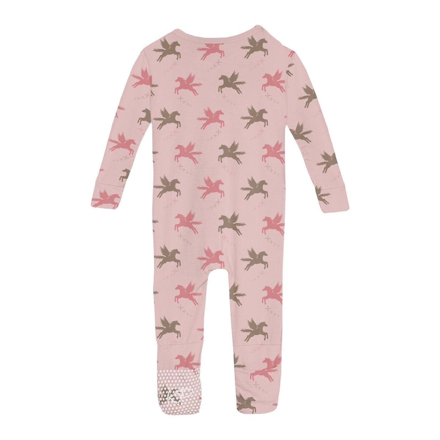Print Convertible Coverall in Baby Rose Pegasus