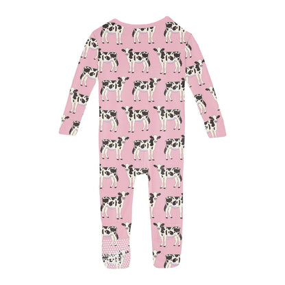 Print Convertible Sleeper with Zipper in Cake Pop Cows
