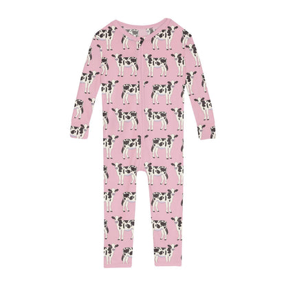 Print Convertible Sleeper with Zipper in Cake Pop Cows