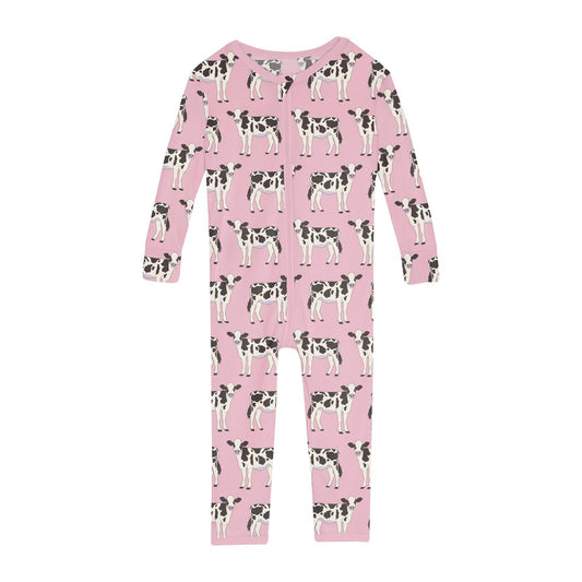 Print Convertible Sleeper with Zipper in Cake Pop Cows