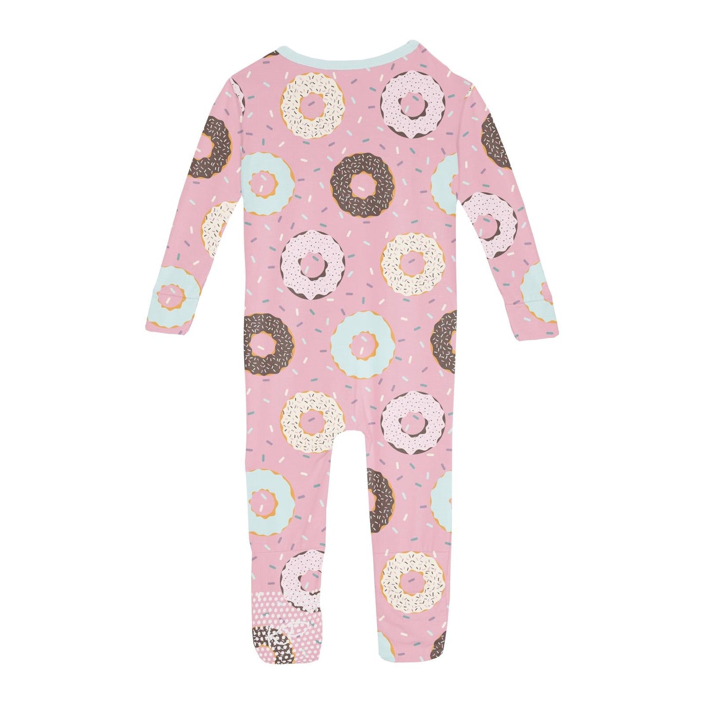 Print Convertible Sleeper with Zipper in Cake Pop Donuts and Sprinkles