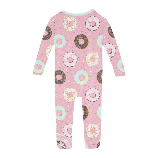 Print Convertible Sleeper with Zipper in Cake Pop Donuts and Sprinkles