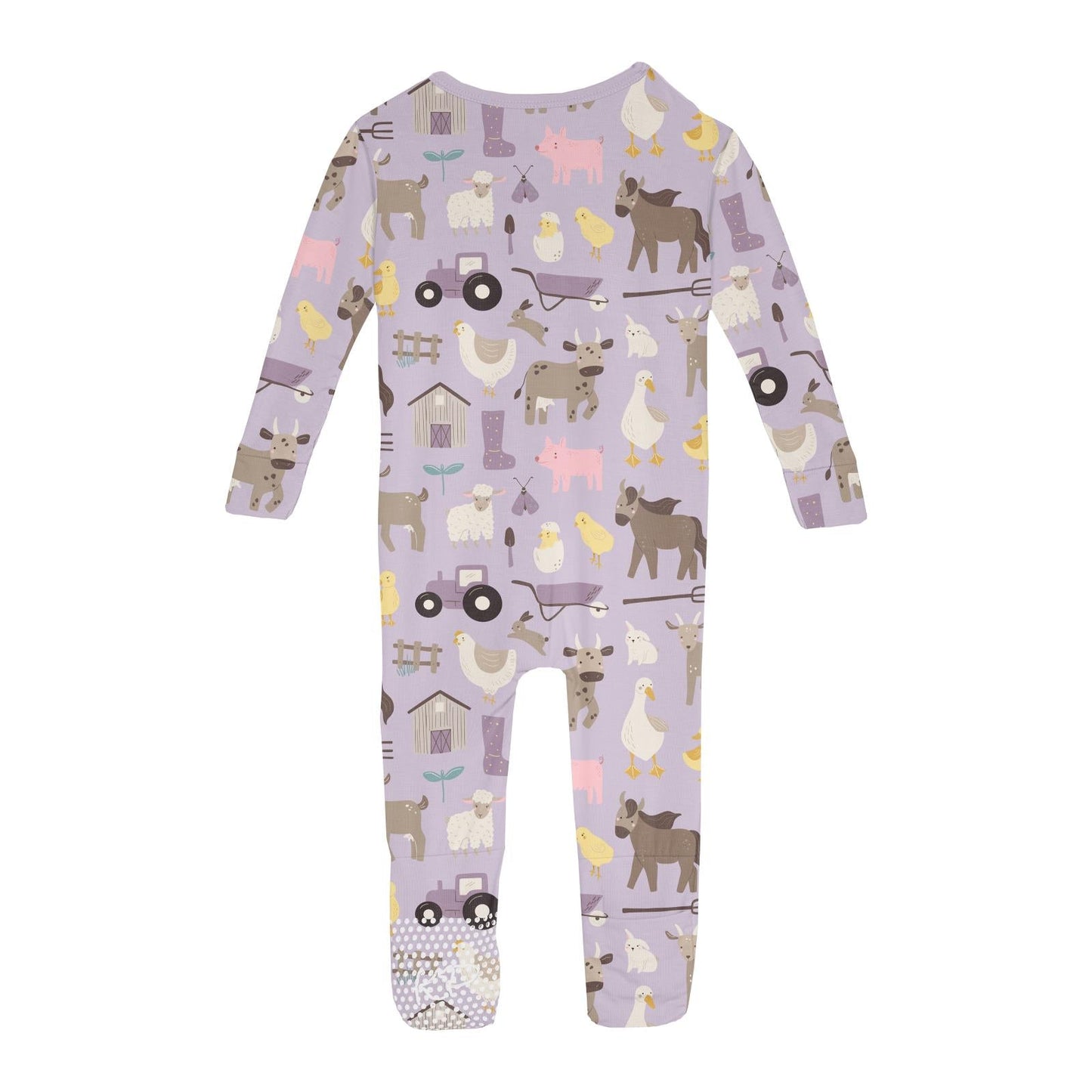 Print Convertible Sleeper with Zipper in Thistle Morning on the Farm